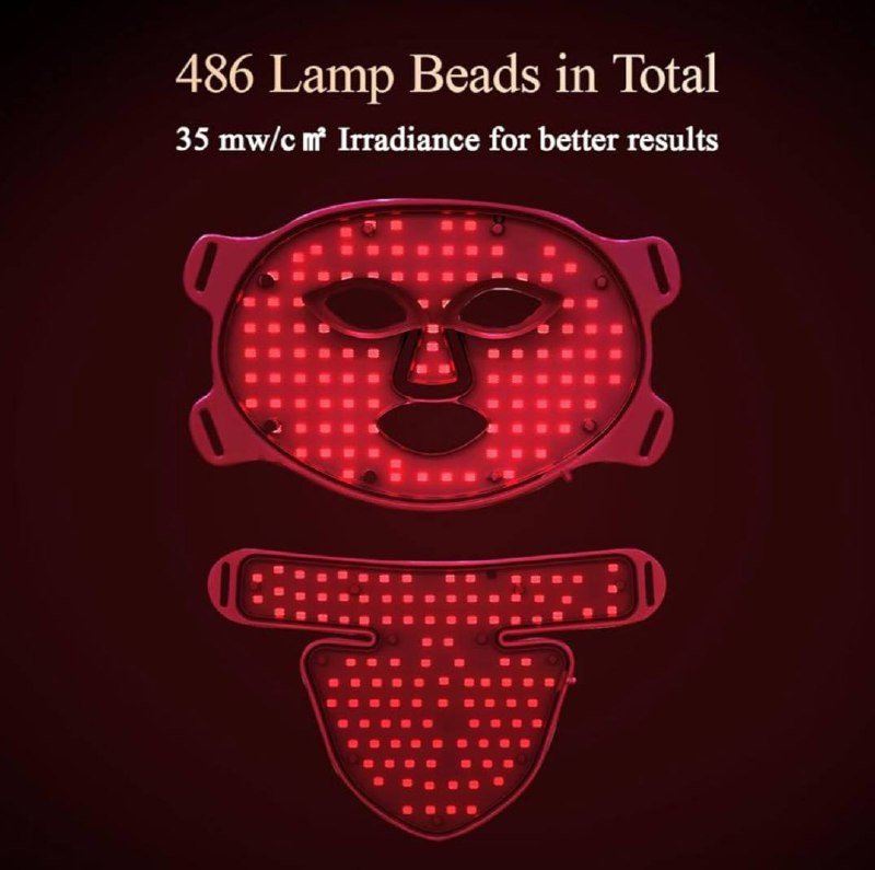 Nileora LED Red Light Therapy Face Mask