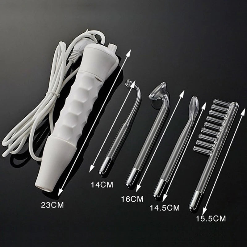 NILEORA High-Frequency Therapy Wand for Acne (7 types of probes)