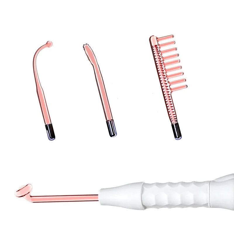 NILEORA High-Frequency Therapy Wand for Acne (7 types of probes)