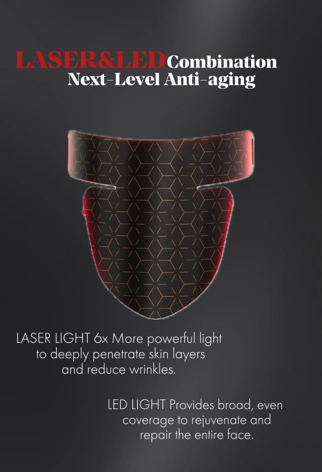 Neck &amp; Chest Pro Light Therapy Mask