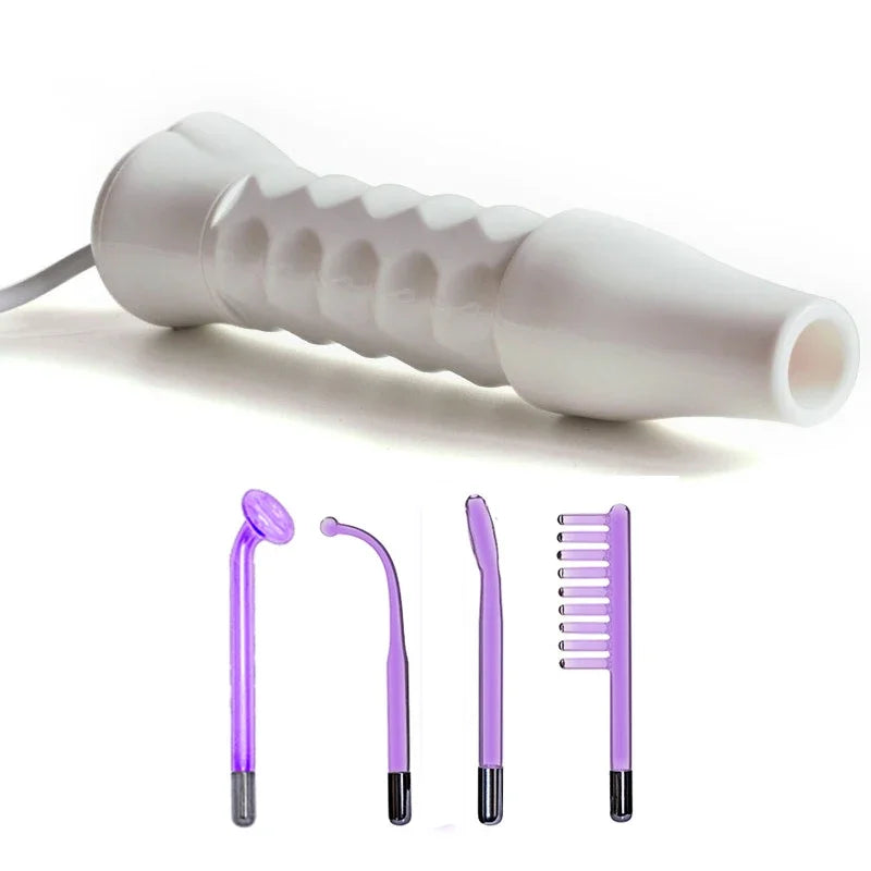 NILEORA High-Frequency Therapy Wand for Acne (7 types of probes)