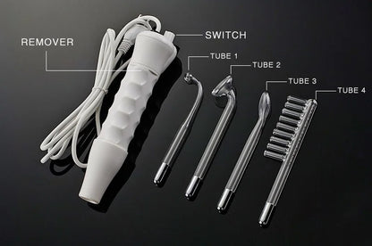 NILEORA High-Frequency Therapy Wand for Acne (7 types of probes)