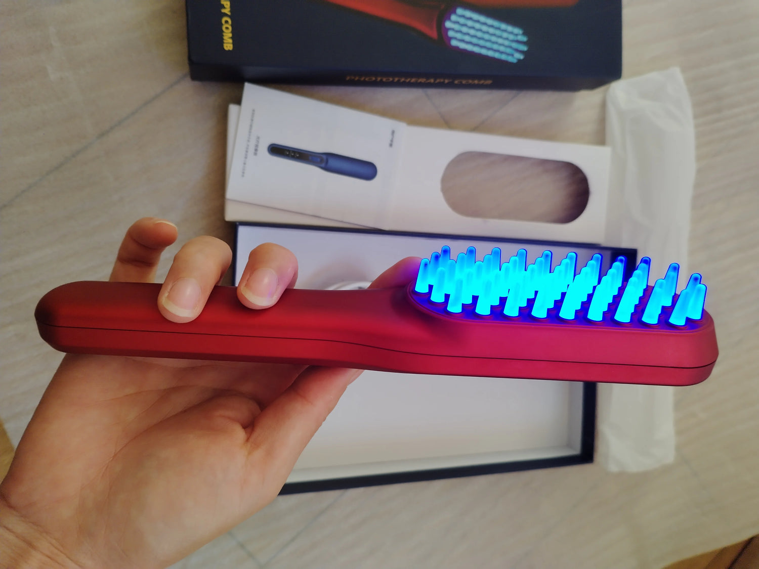 Nileora LED HAIR BRUSH
