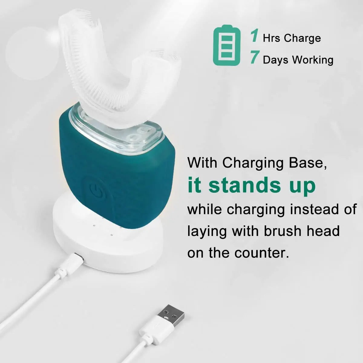 smart U-shaped automatic toothbrush