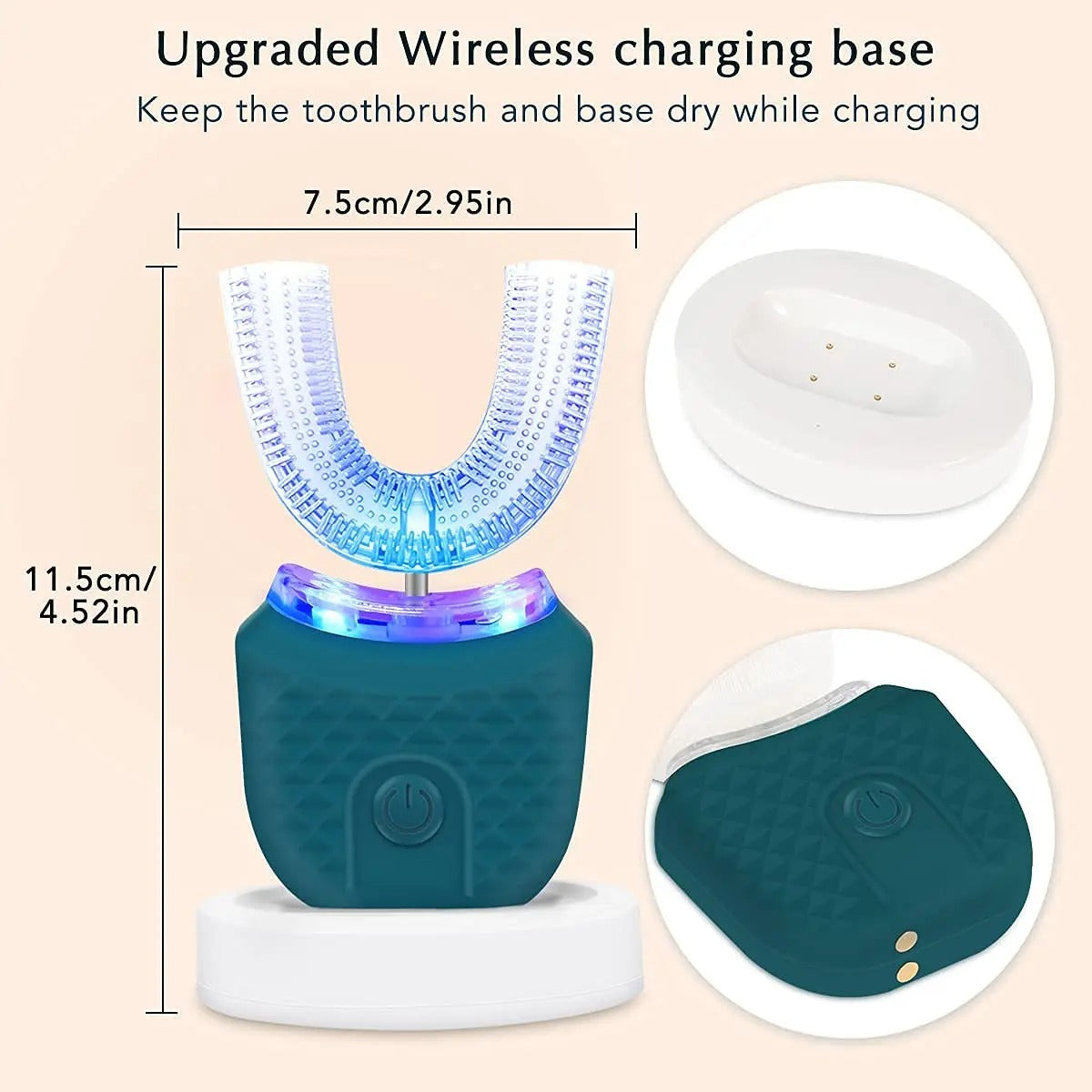 smart U-shaped automatic toothbrush